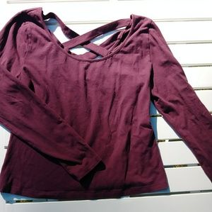 Charlotte Russe Crisscross Top